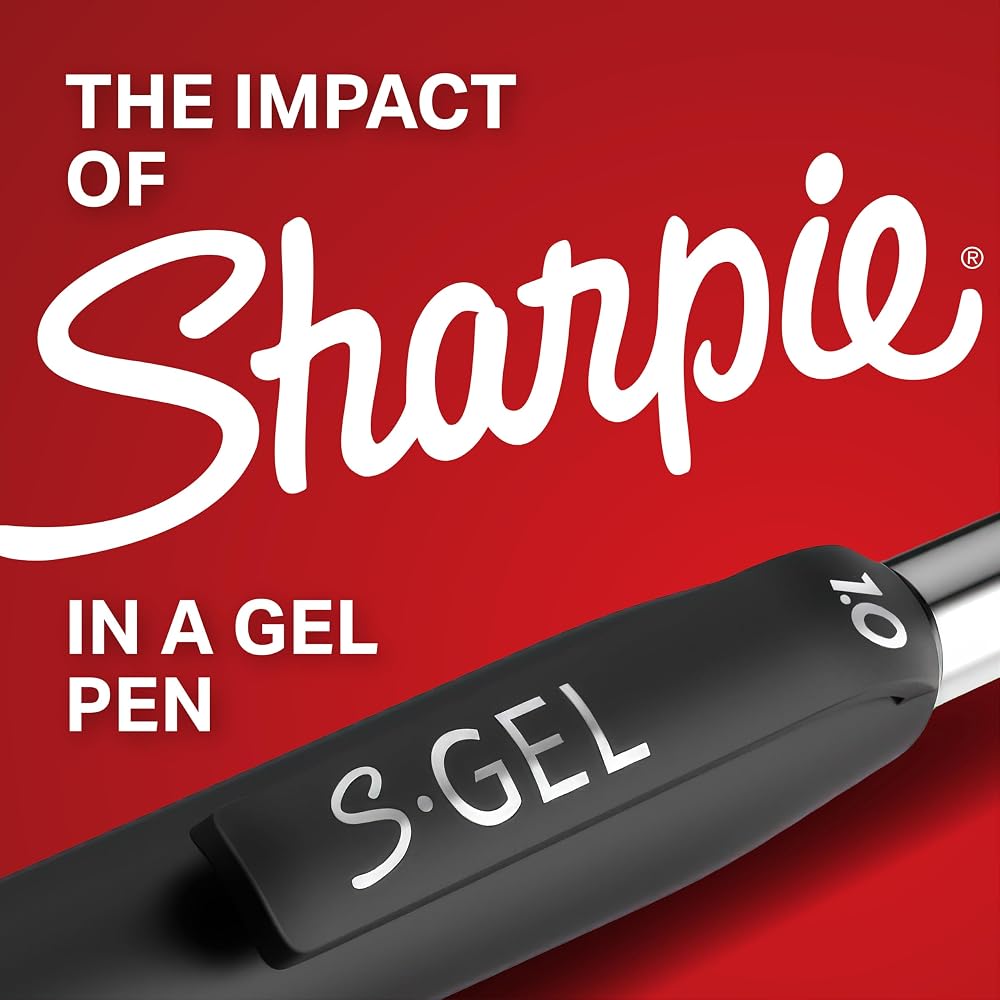 Sharpie S-Gel tip close-up