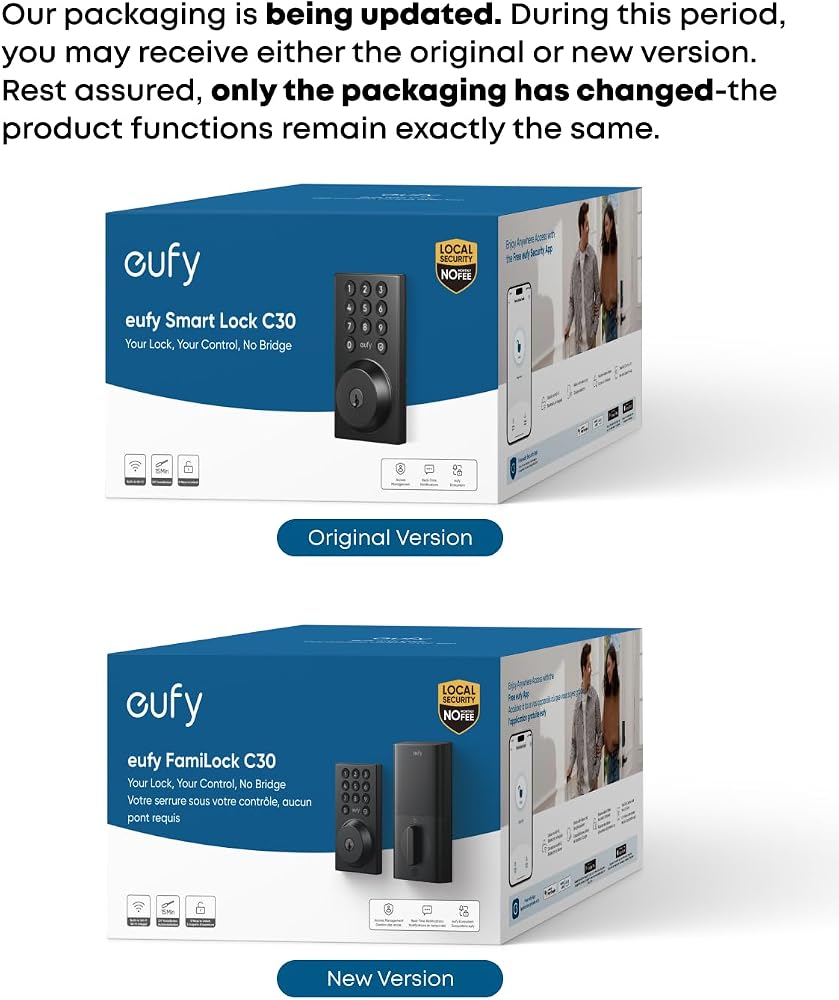 eufy C30 Smart Lock Installed