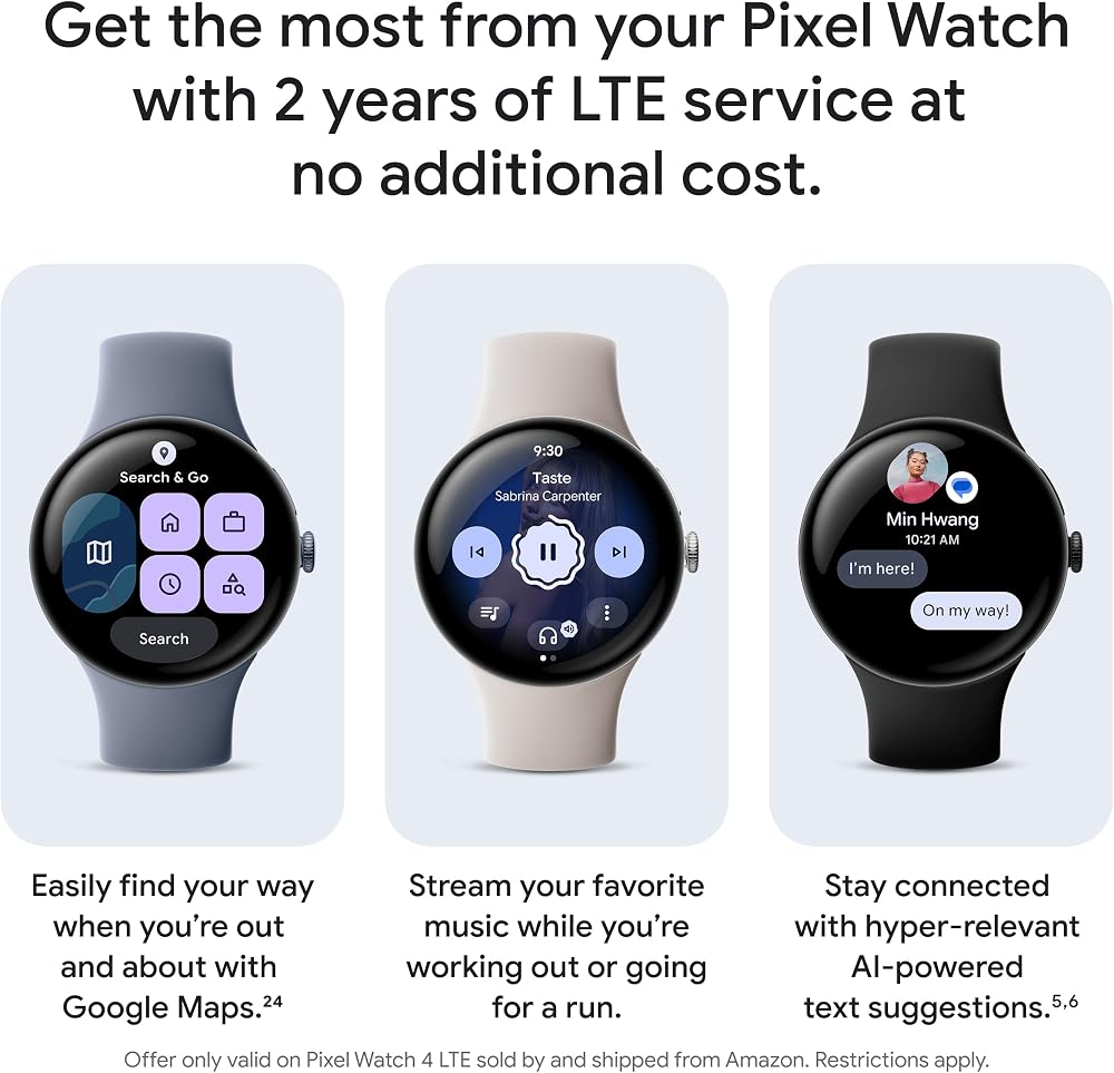 Pixel Watch 4 health and fitness tracking