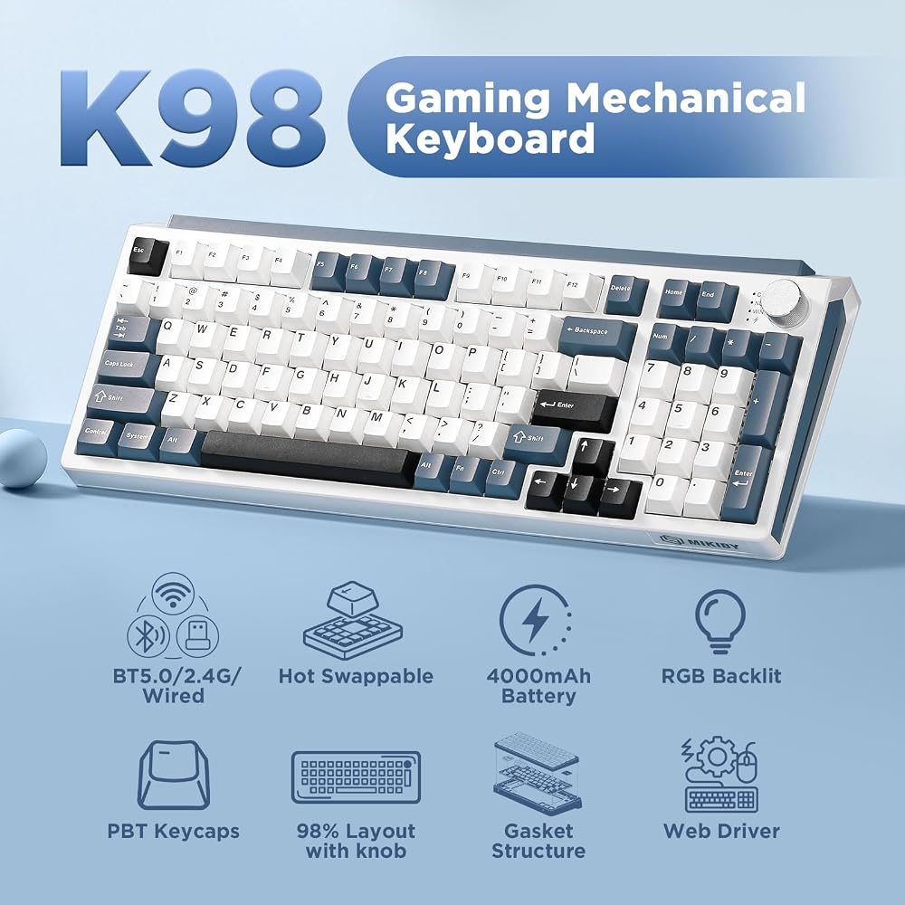 MIKIBY K98 Keyboard Front